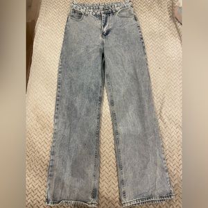 high rise straight leg jeans size 6